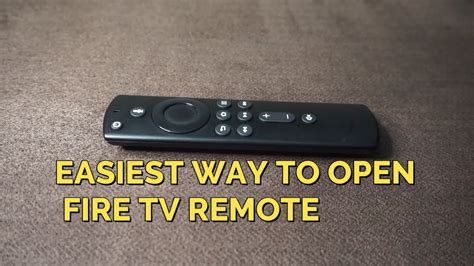 firestick remote killing batteries|open battery compartment firestick remote.